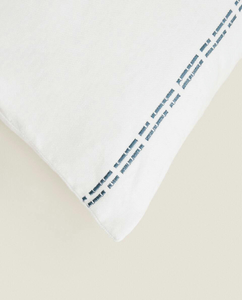 EMBROIDERED CUSHION COVER