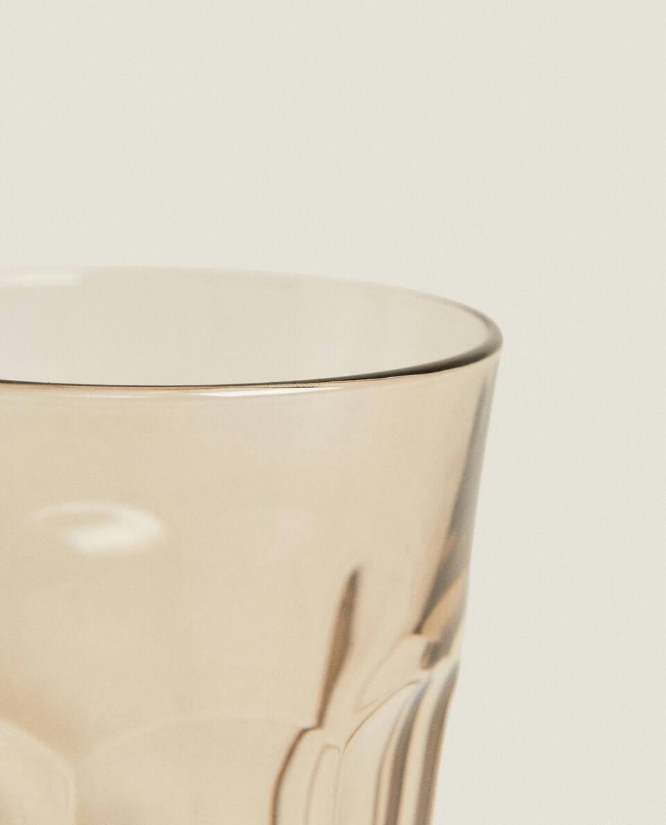 COLOURED GLASSWARE SET