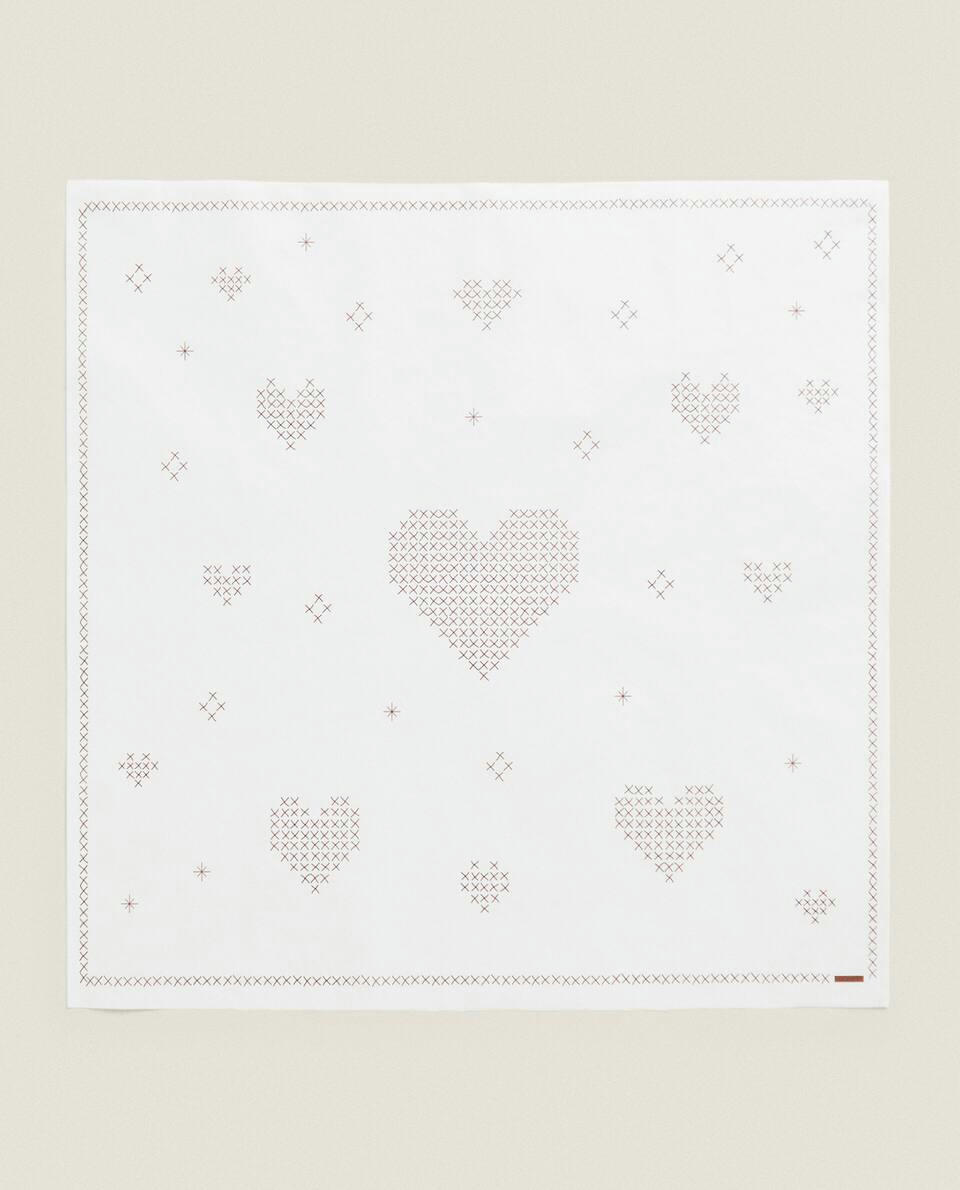 CHRISTMAS HEARTS OVEN PAPER PACK (PACK OF 20)