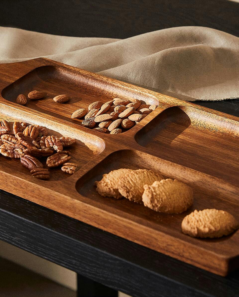 WOODEN APPETISER TRAY