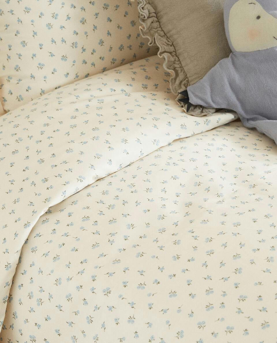 FLORAL PRINT FLAT SHEET