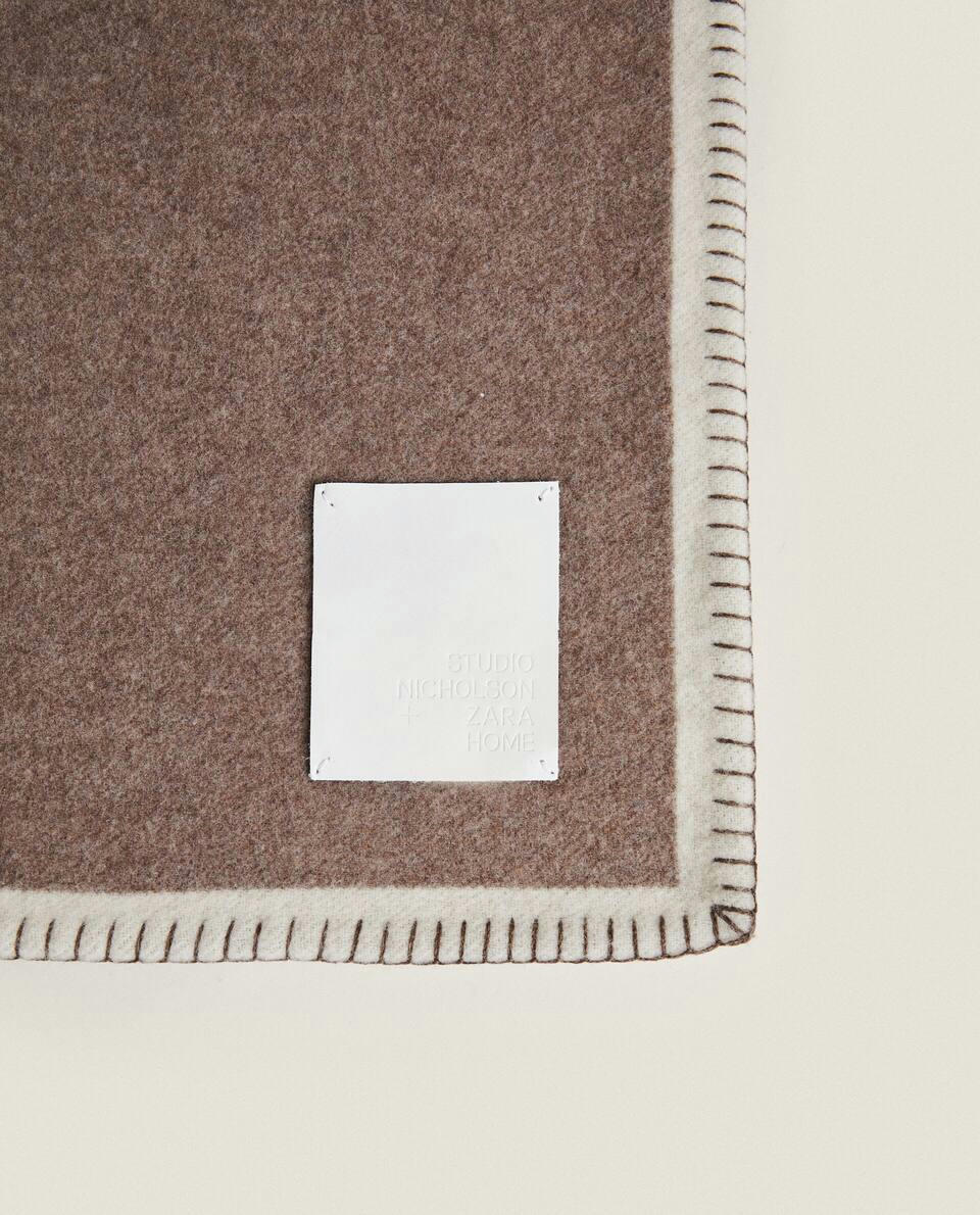 WOOL AND CASHMERE BLANKET X STUDIO NICHOLSON