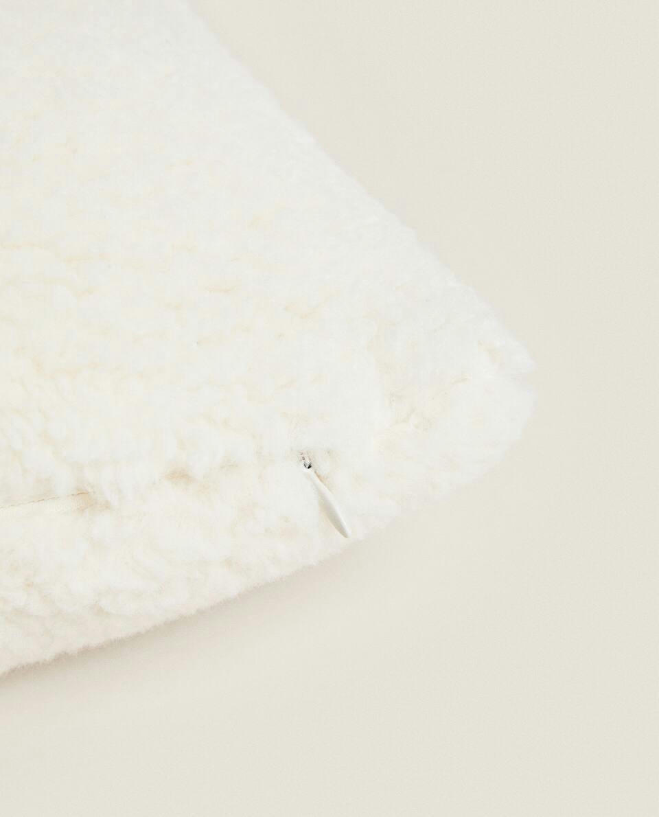 FAUX SHEARLING CUSHION COVER