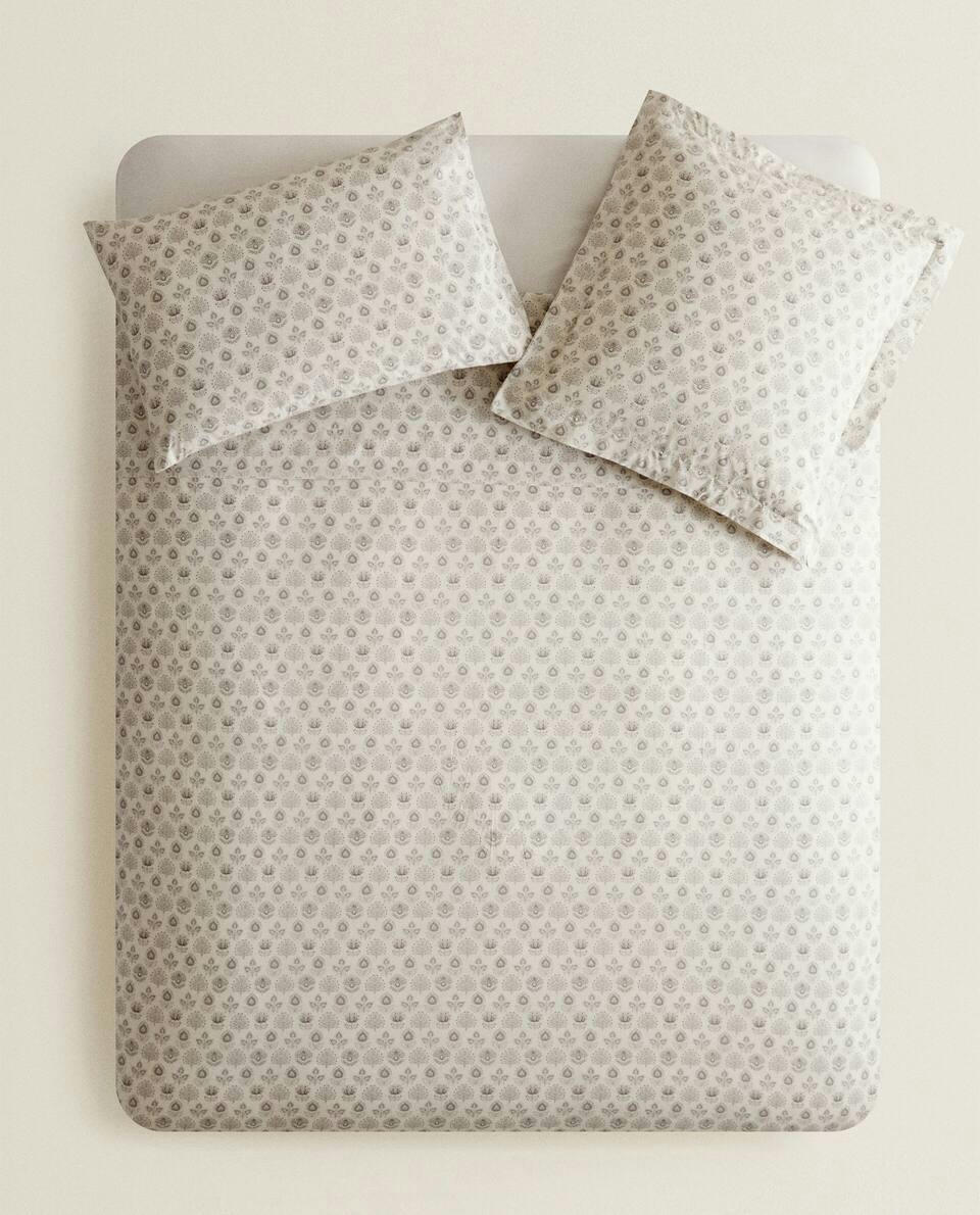 LEAF PRINT DUVET COVER