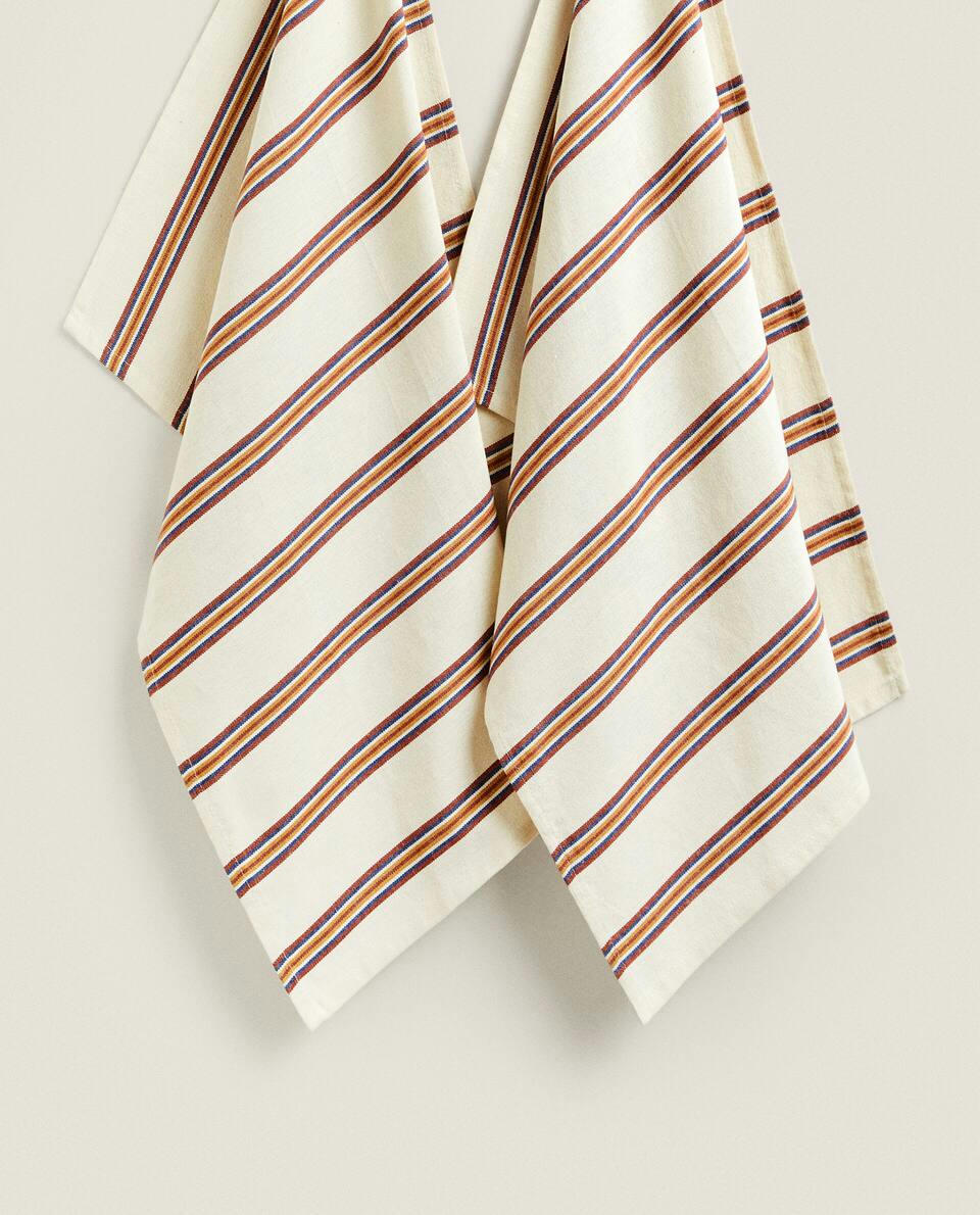 STRIPED TEA TOWELS (PACK OF 2)