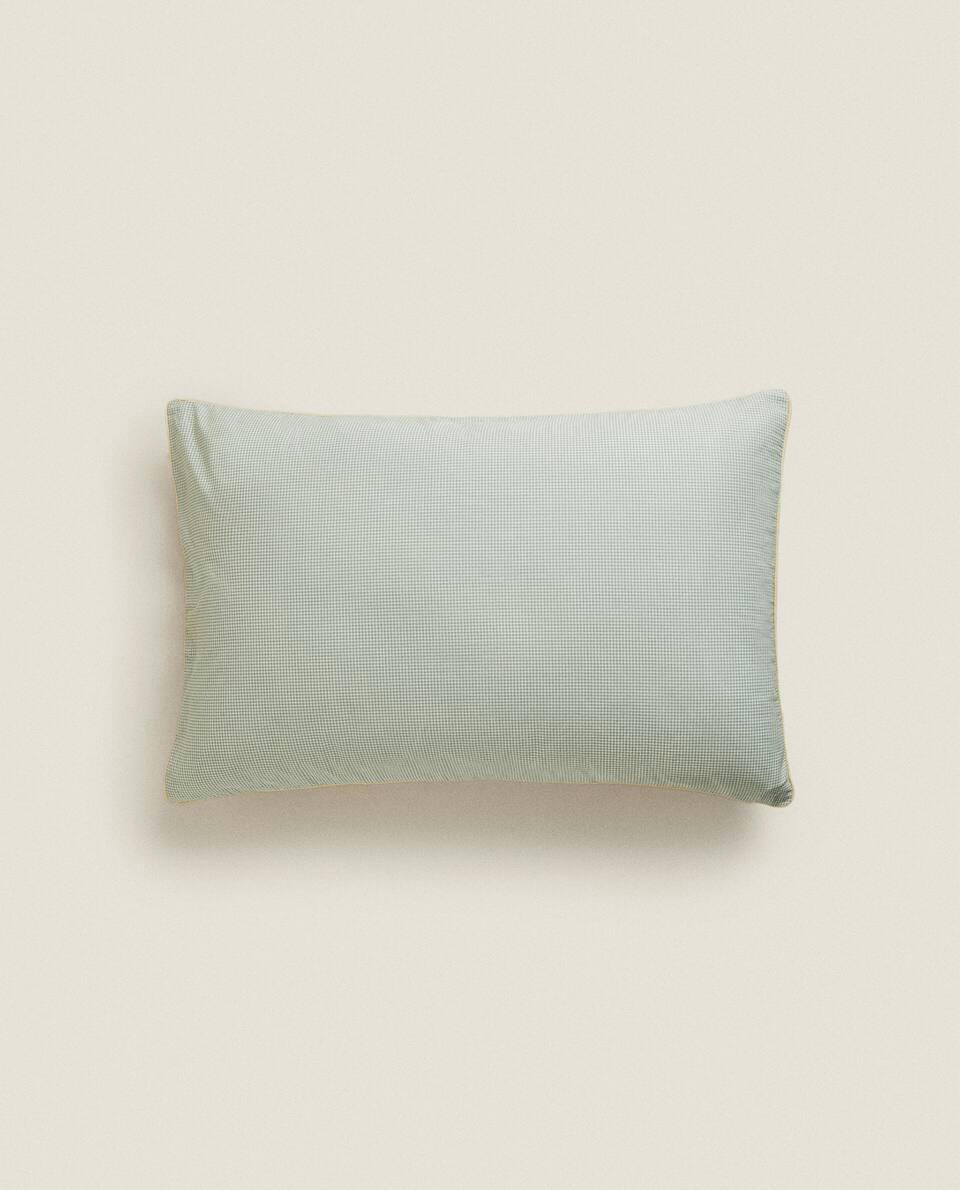 GINGHAM PRINT PILLOWCASE