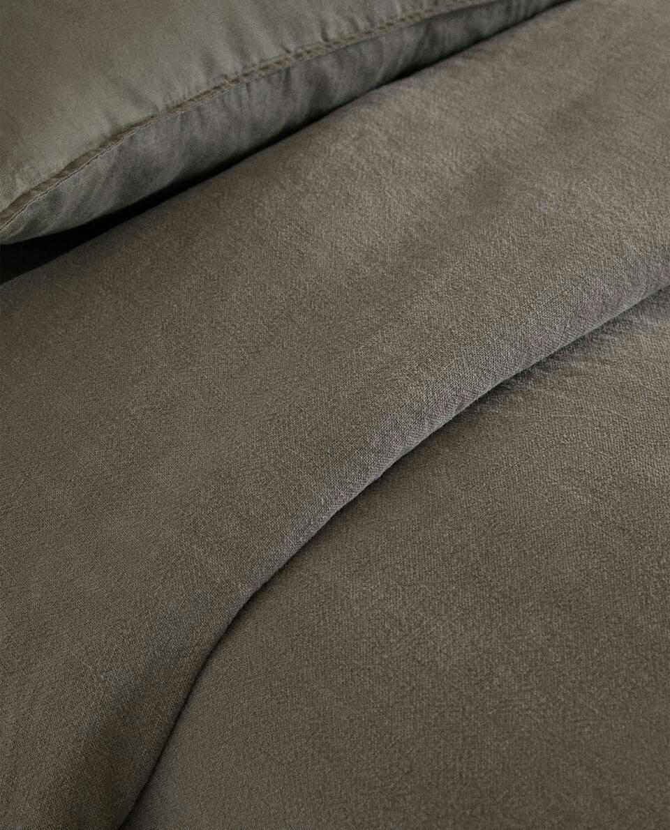 WASHED LINEN BEDSPREAD (400 GxM2)