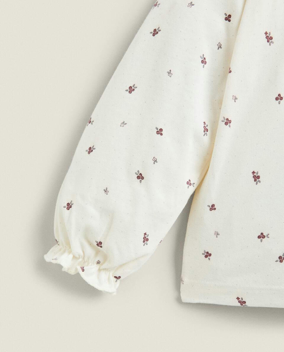 CHILDREN'S FLORAL PRINT SET OF PYJAMAS