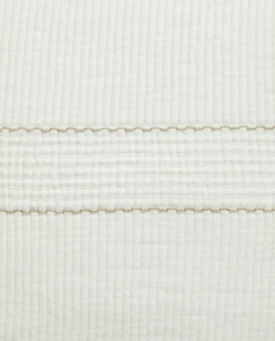 COTTON JACQUARD CUSHION COVER