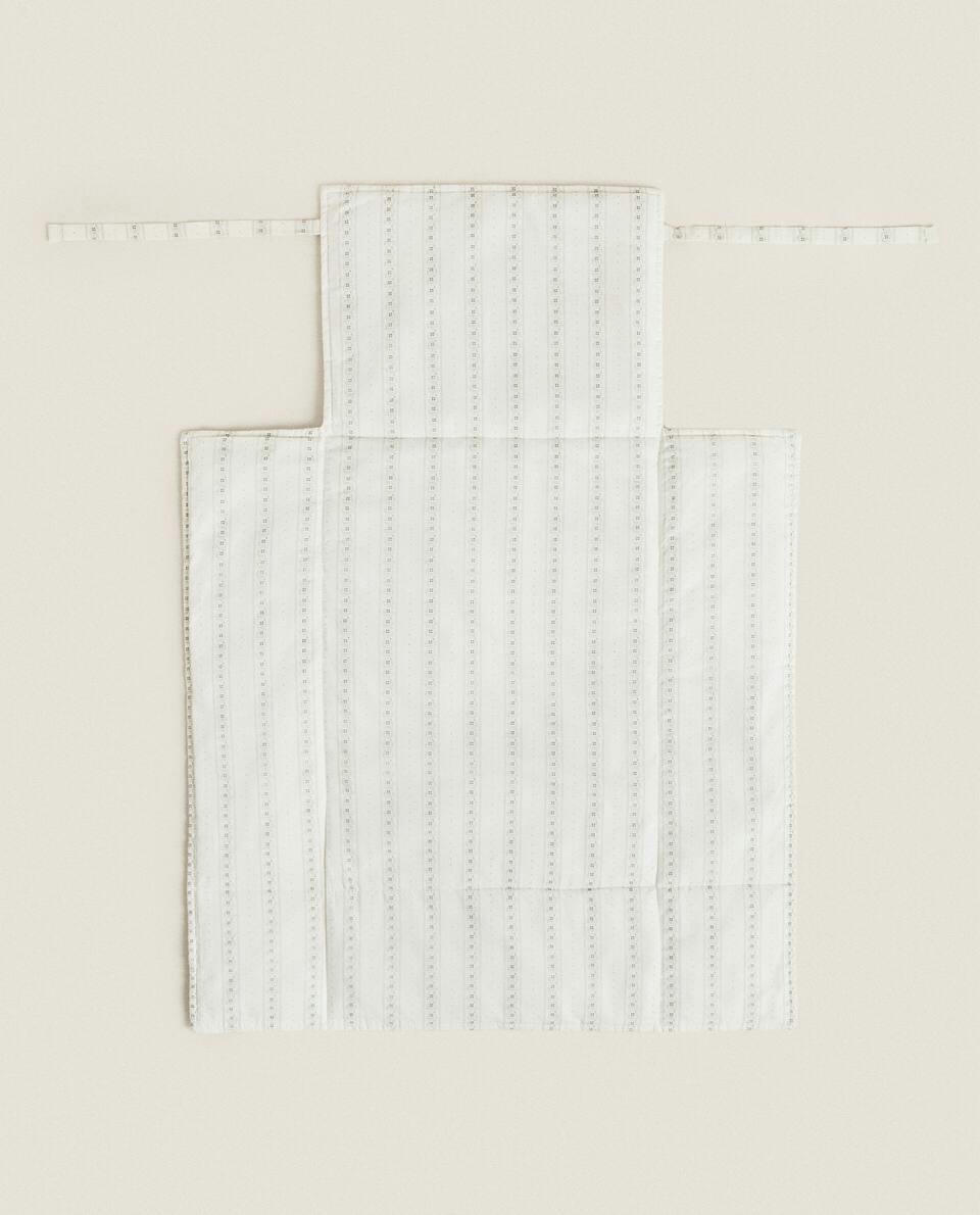 FLORAL BORDER MUSLIN CHANGING MAT