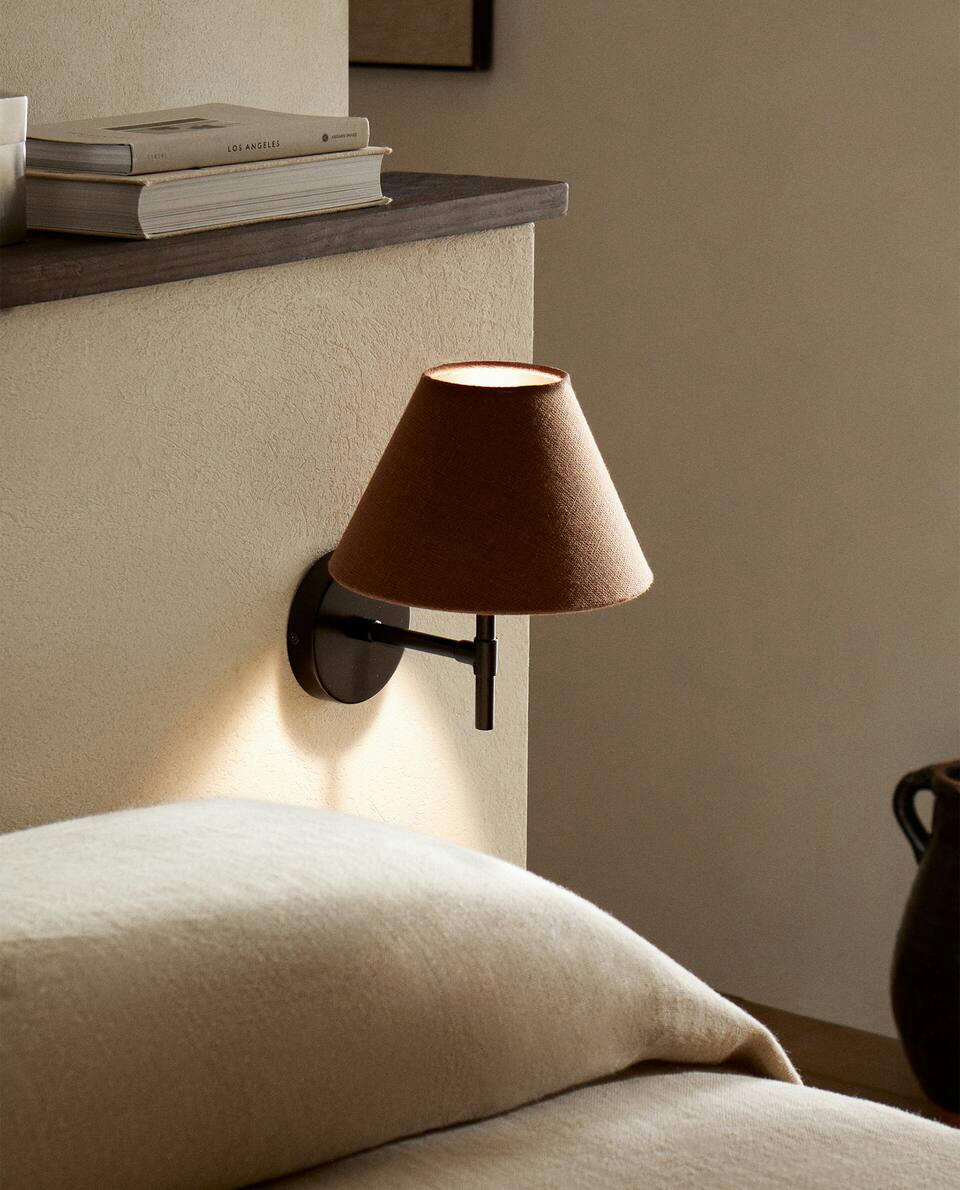 LINEN LAMPSHADE APPLIQUé