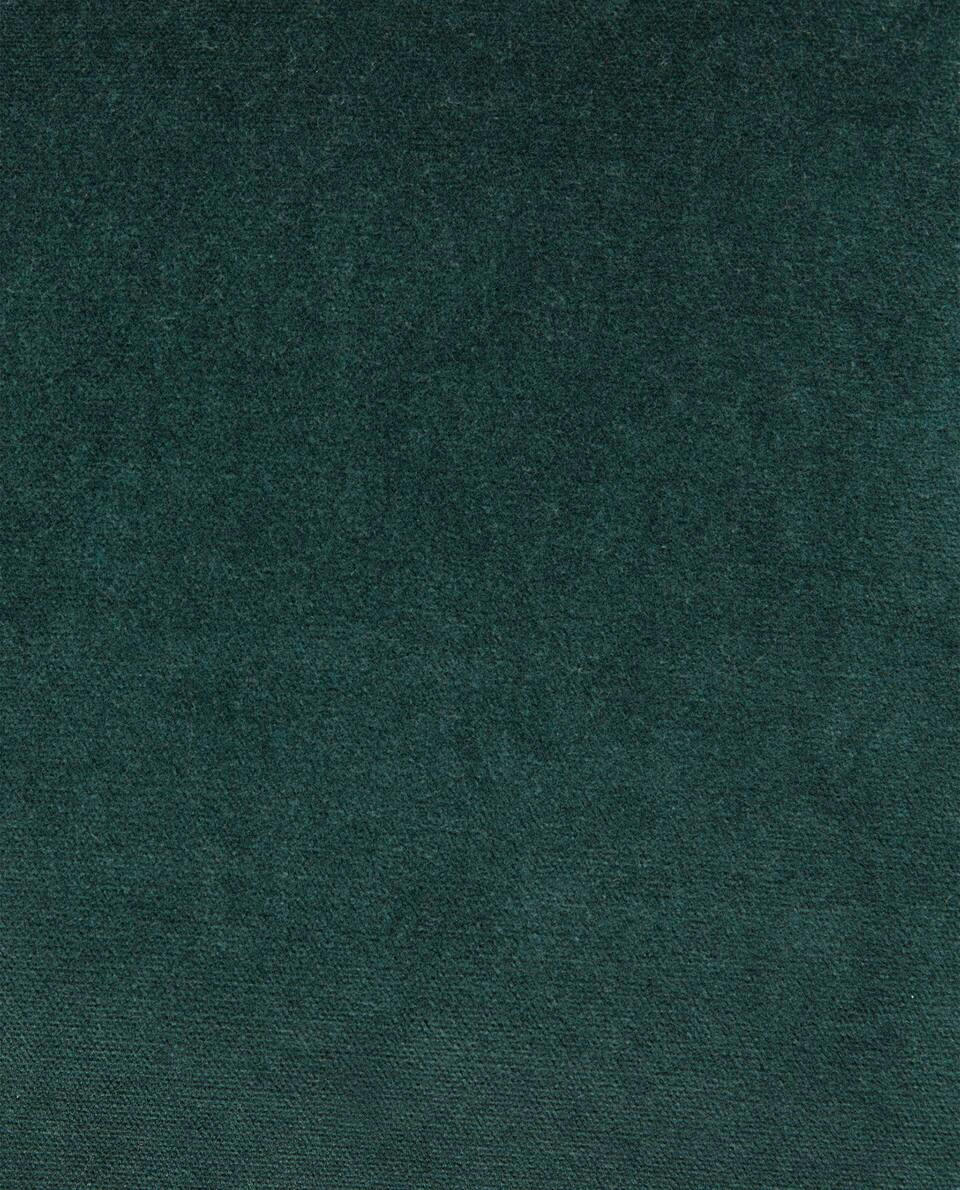 LINEN AND VELVET CUSHION COVER