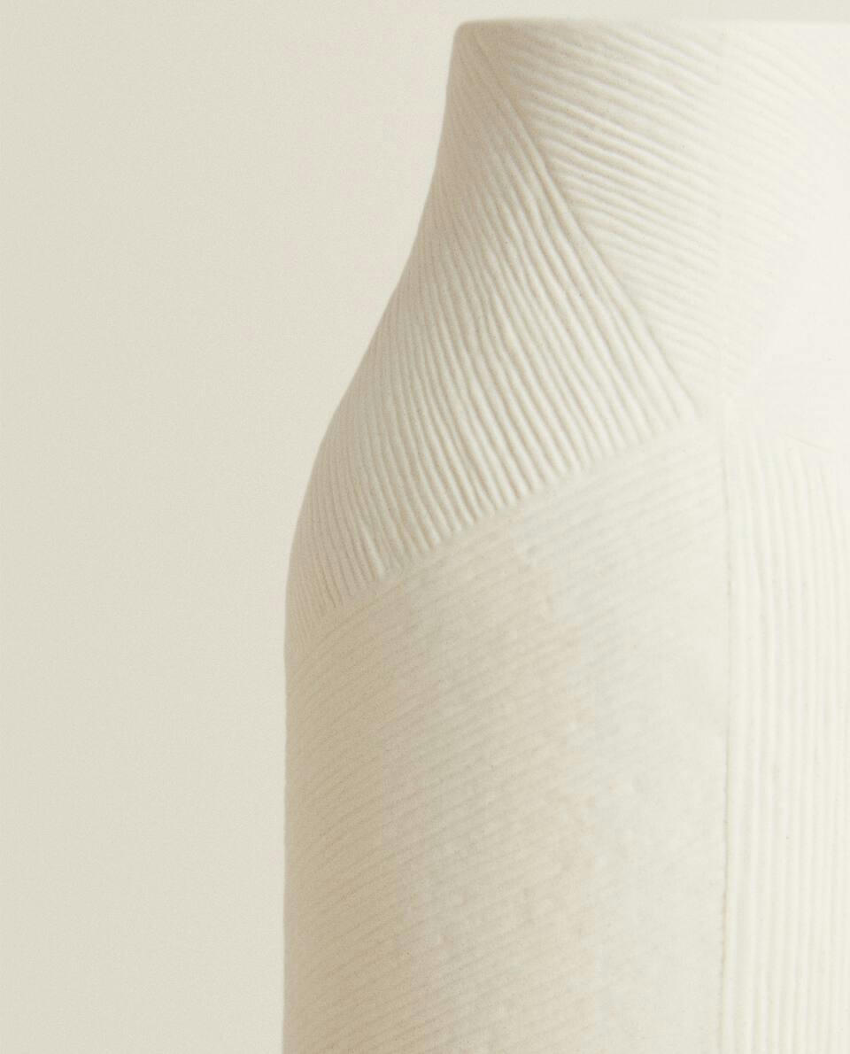 TEXTURED CERAMIC VASE