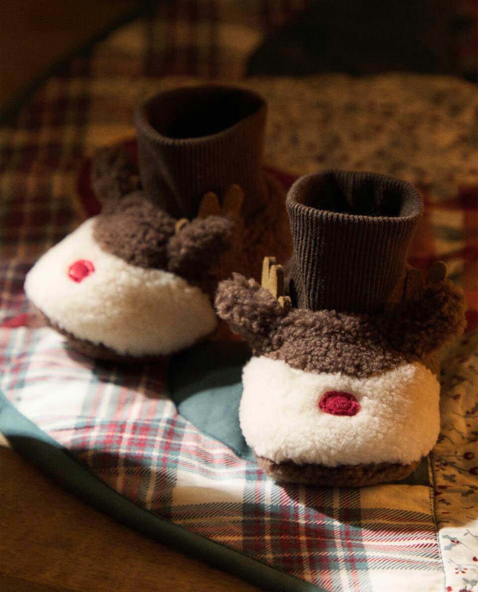 CHRISTMAS REINDEER BOOTIES