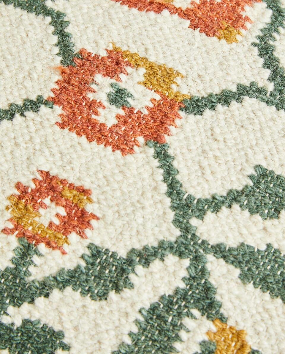 FLORAL PRINT CUSHION COVER