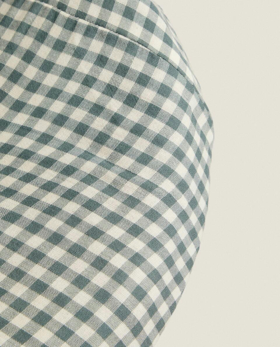 CHILDREN’S CHECK BABY CARRIER SEAT CUSHION