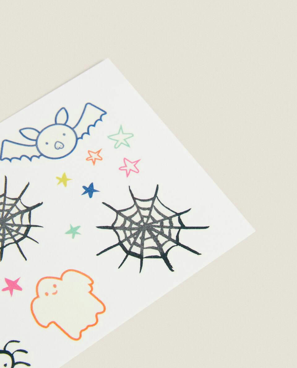 SET OF KIDS’ HALLOWEEN TEMPORARY TATTOOS