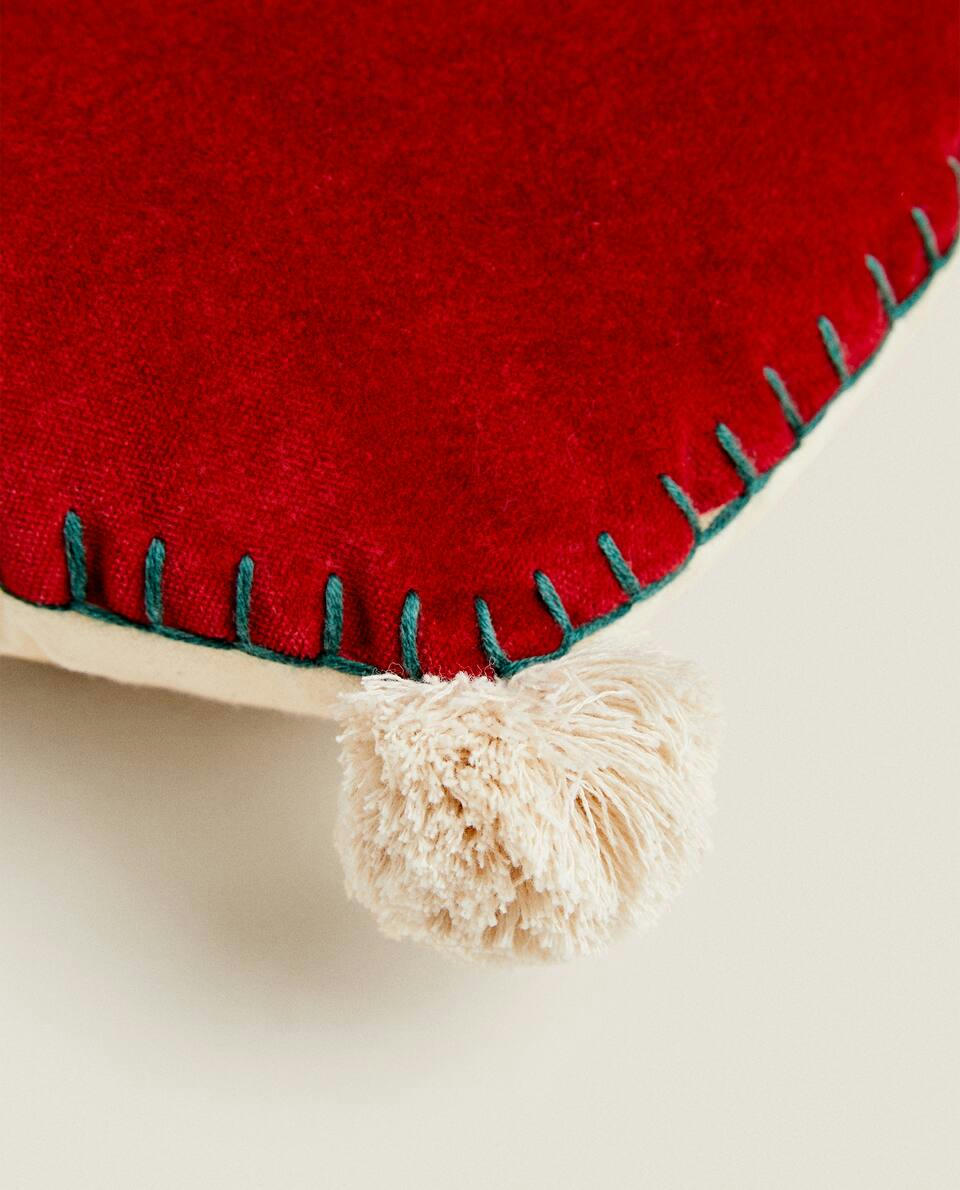 CHILDREN’S FATHER CHRISTMAS CUSHION