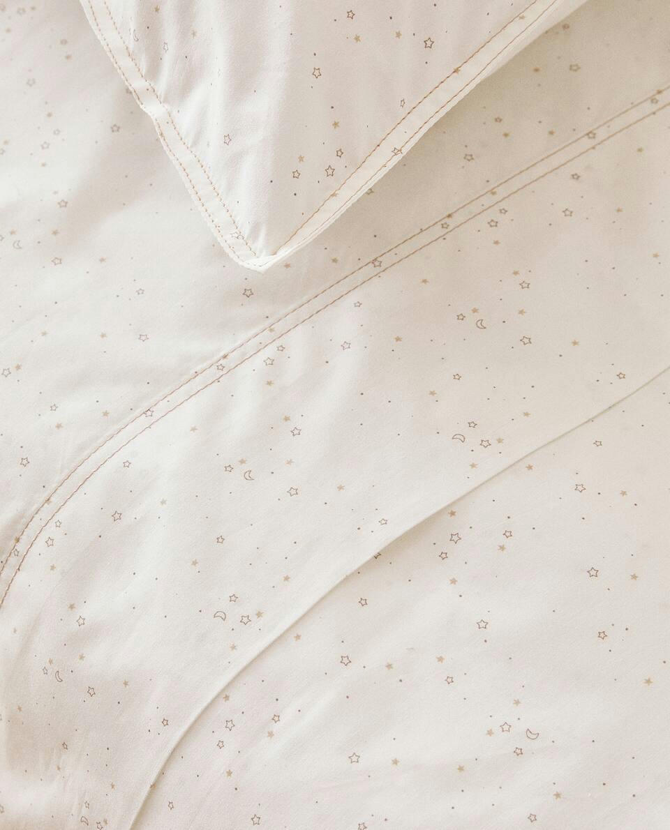 MOONS AND STARS FLAT SHEET