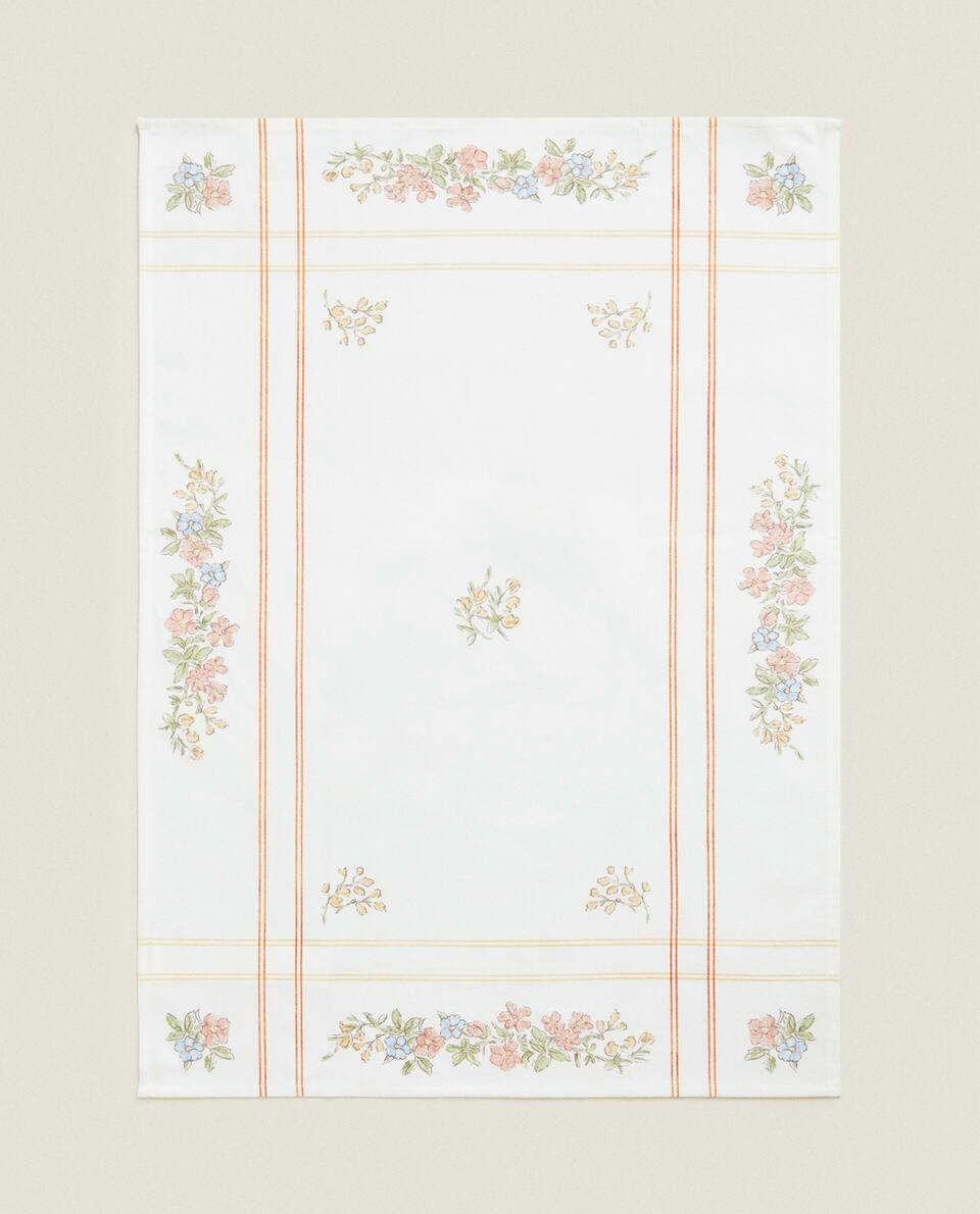 FLORAL PRINT TEA TOWEL (PACK OF 2)