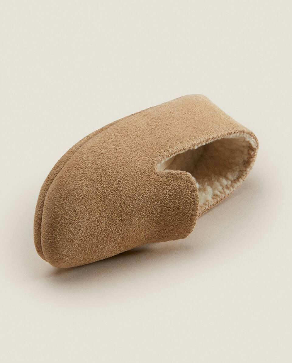 WARM LEATHER LOAFER BOOTIES