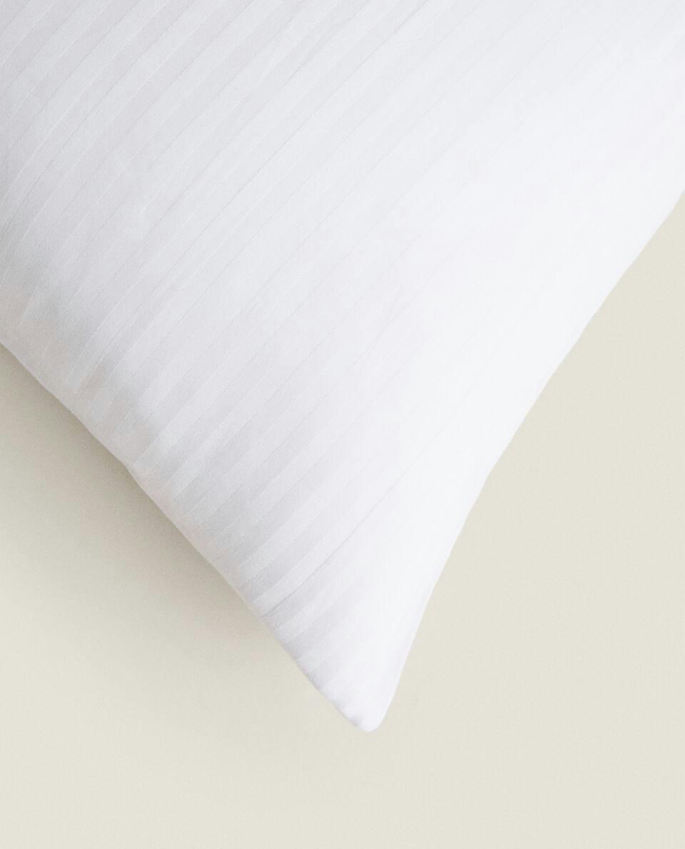 STRIPED COTTON MATTRESS PILLOW PROTECTOR