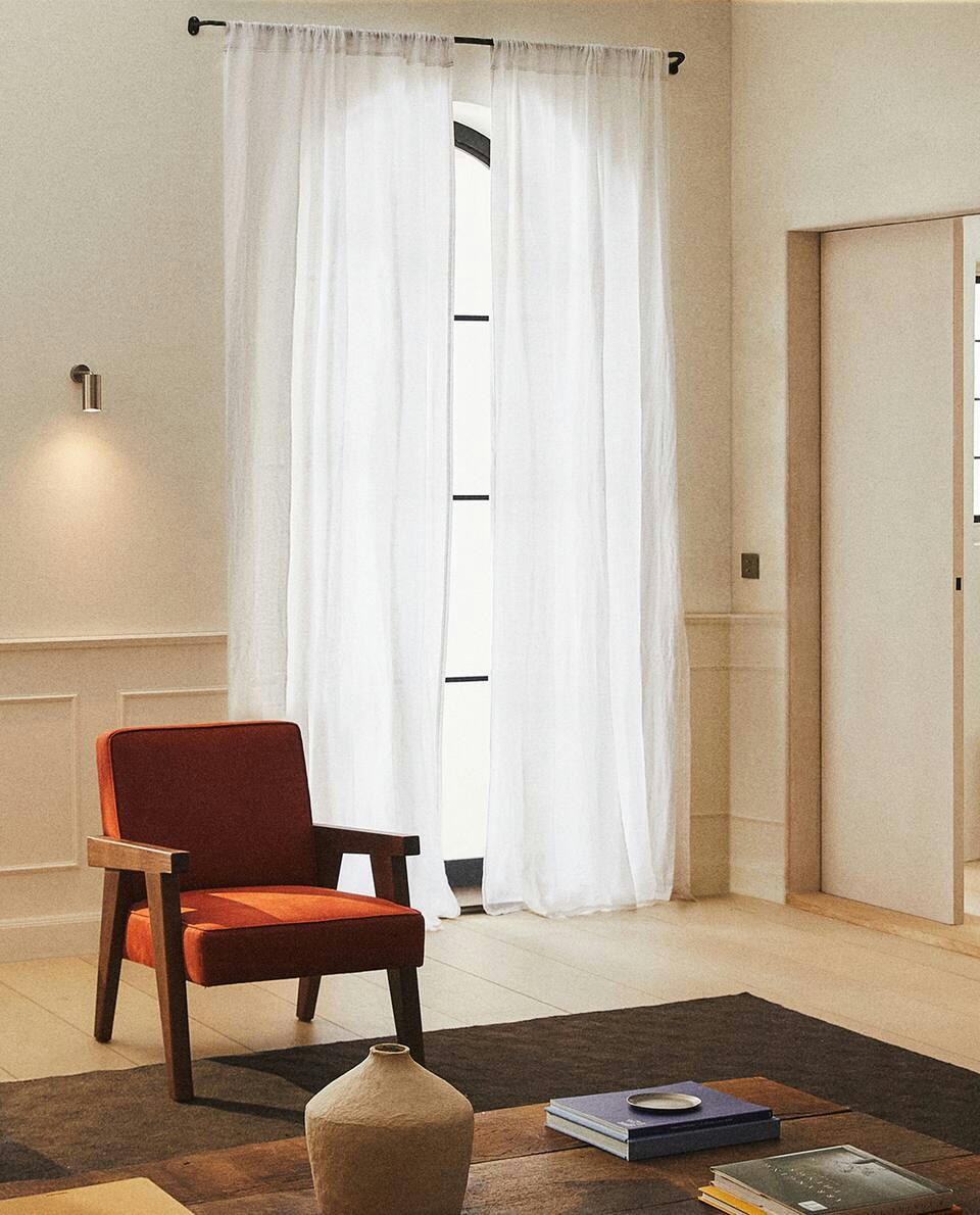 WASHED LINEN CURTAIN