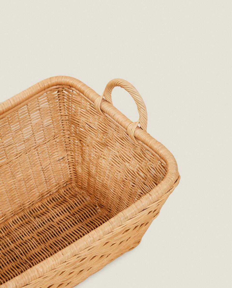 BASKET WITH SIDE HANDLES