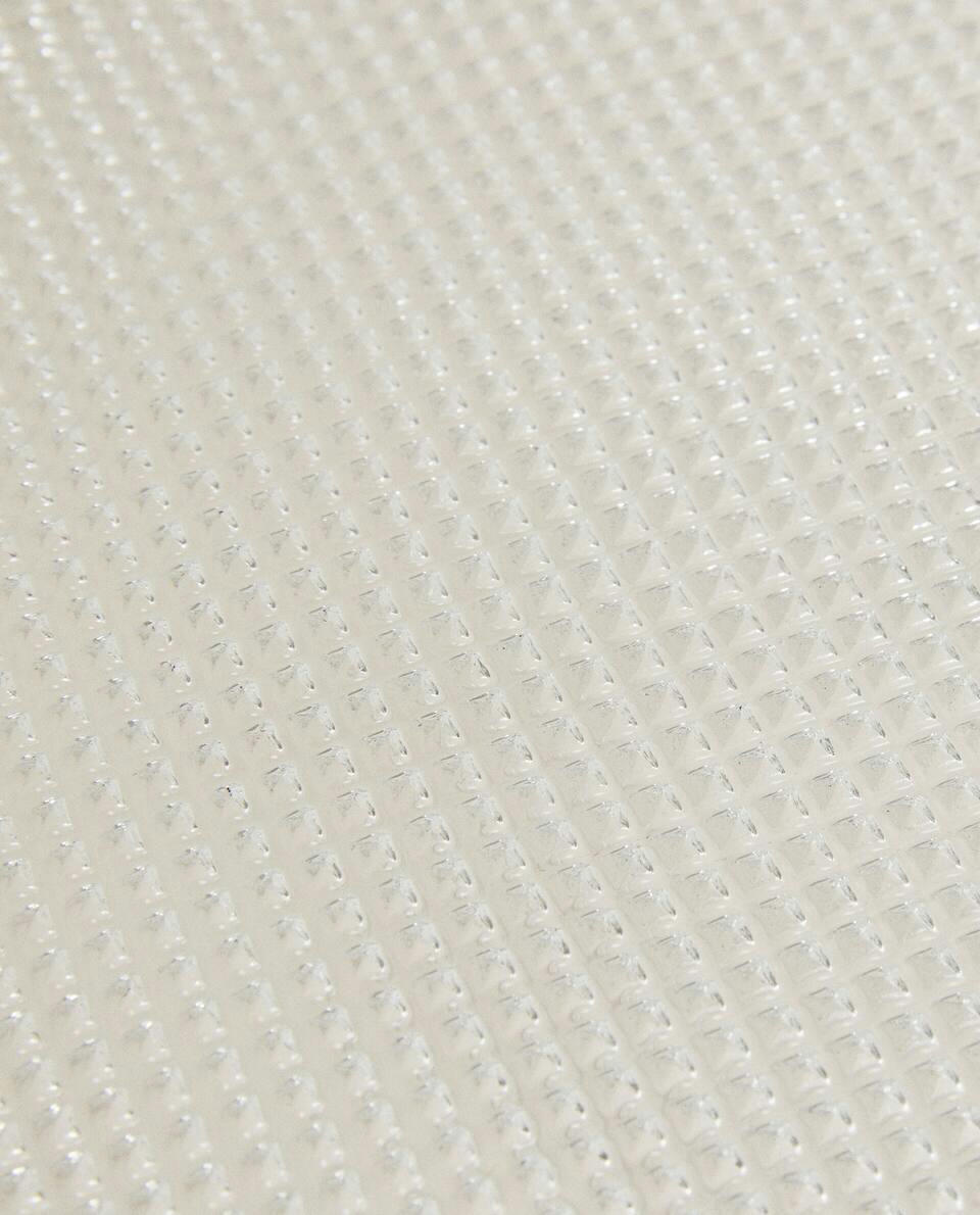 GLASS SERVING DISH WITH STAND