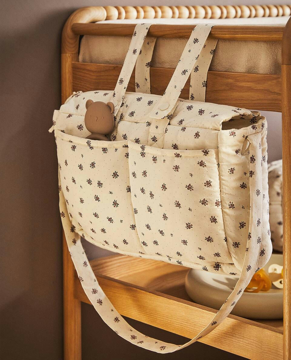 FLORAL PRINT MATERNITY BAG