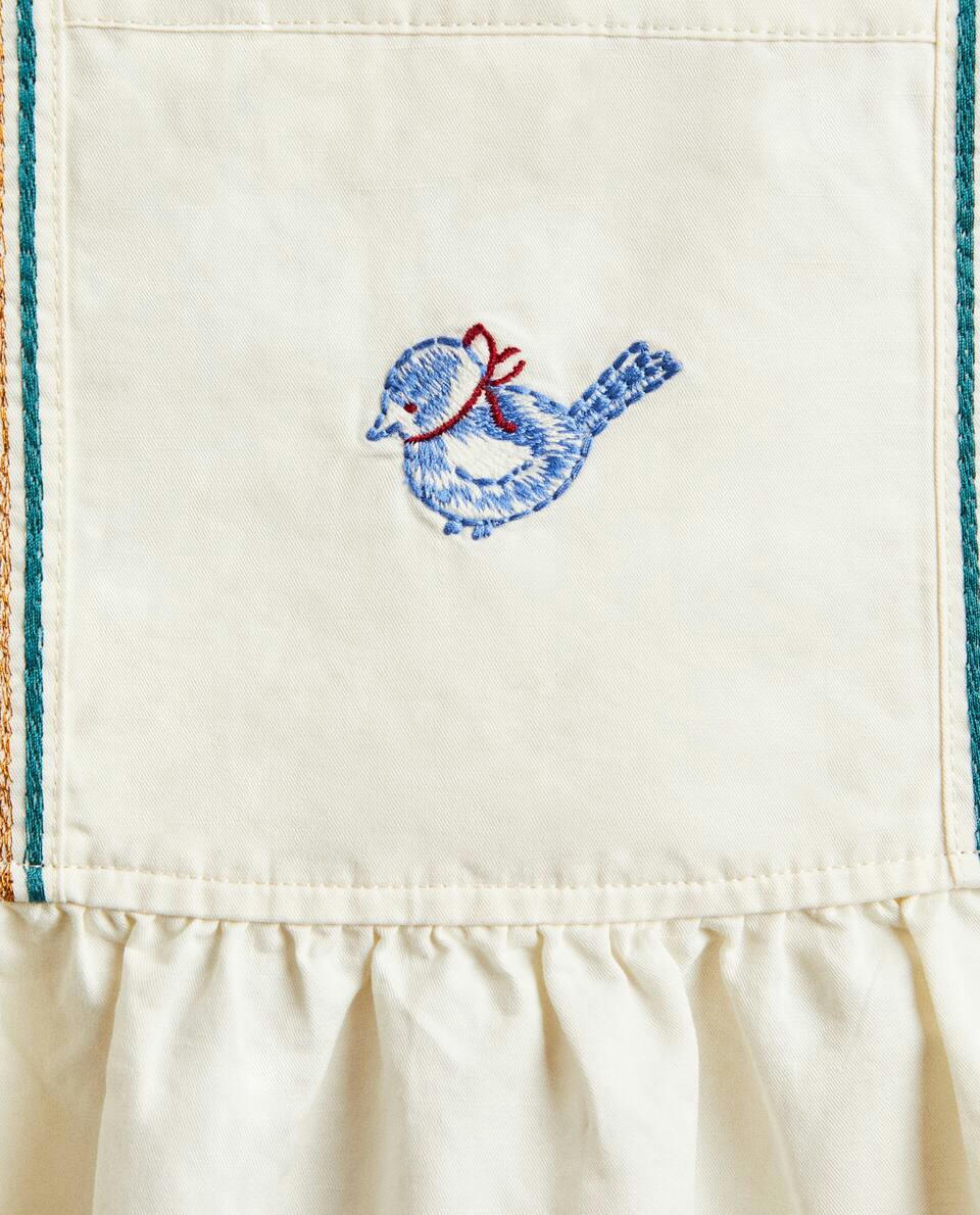CHILDREN’S COTTON AND LINEN CHRISTMAS APRON