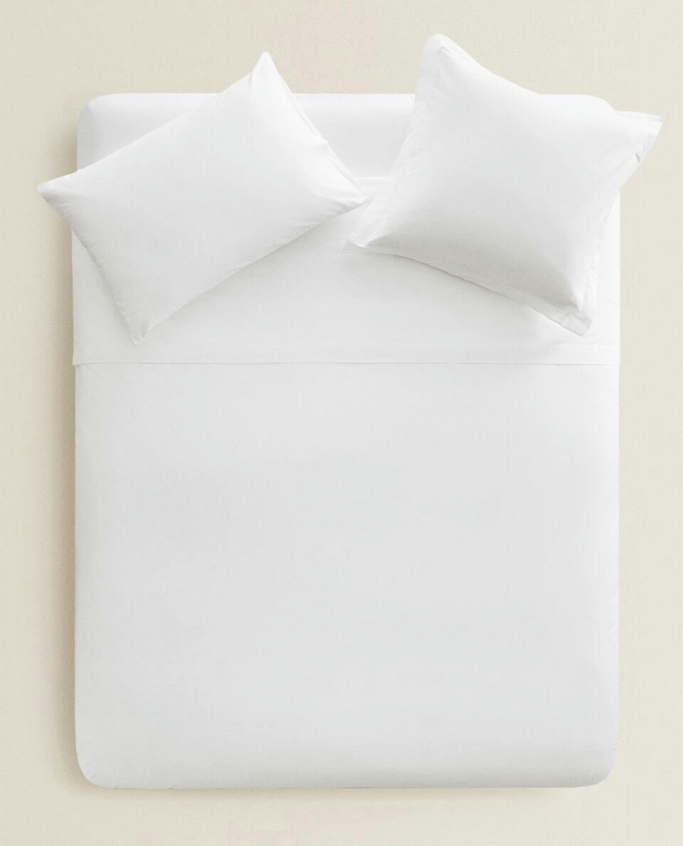 (500 THREAD COUNT) COTTON PERCALE DUVET COVER