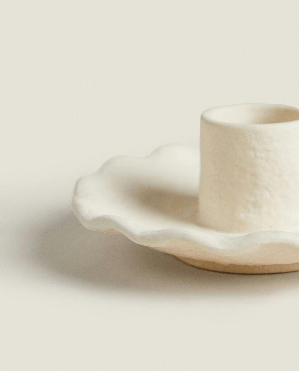 ROUGH-TEXTURE CANDLESTICK