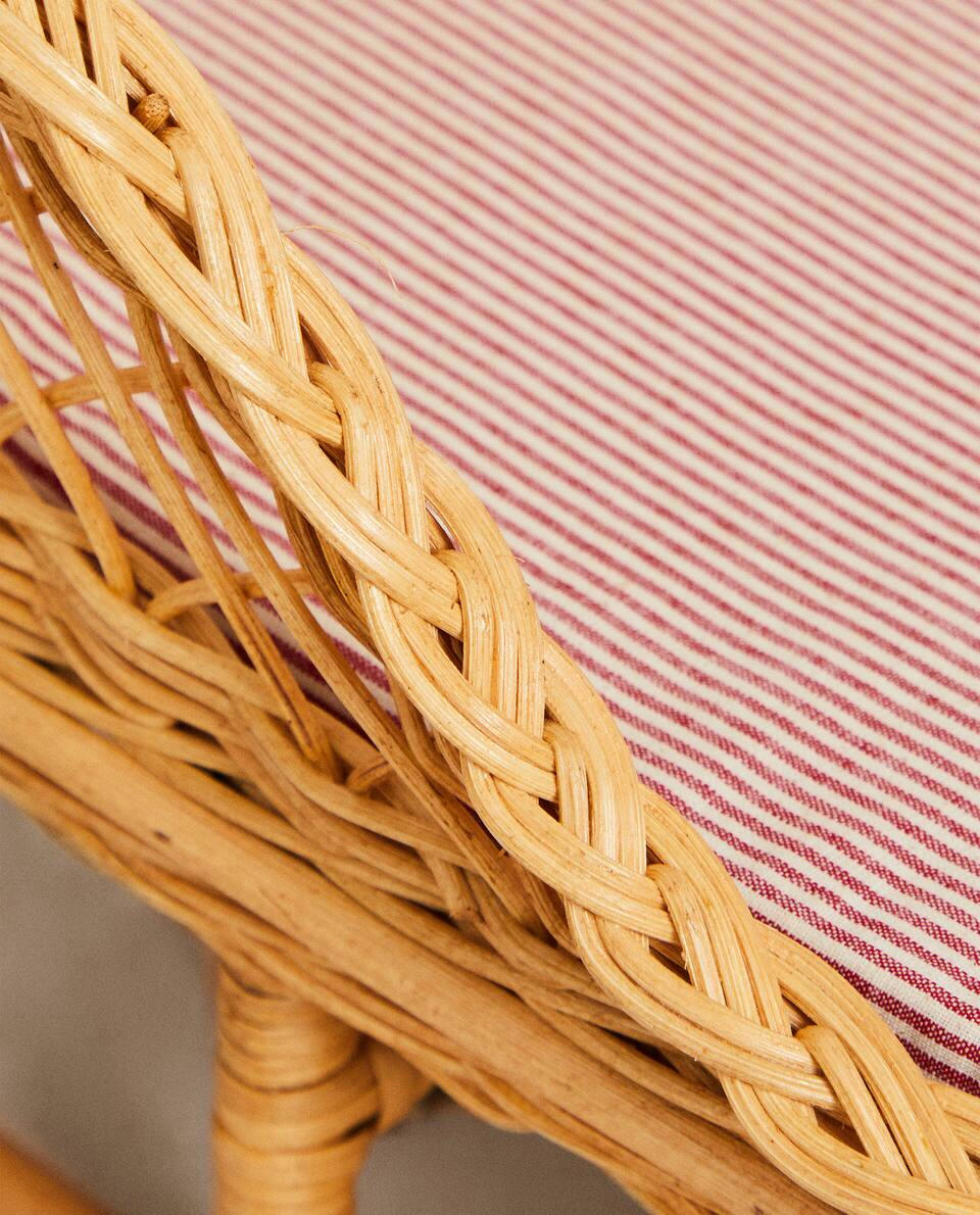 CHILDREN’S RATTAN CHRISTMAS SLEIGH