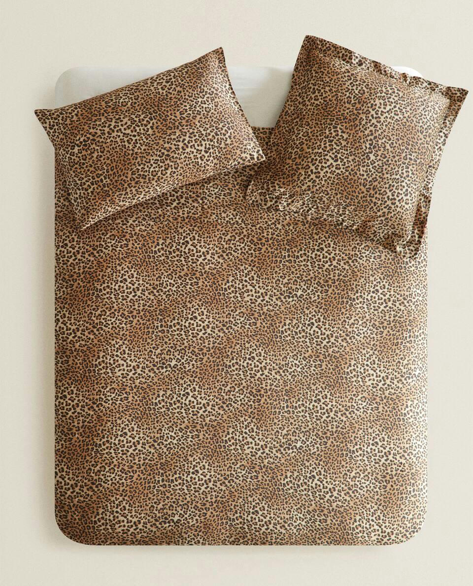 LEOPARD SATEEN DUVET COVER