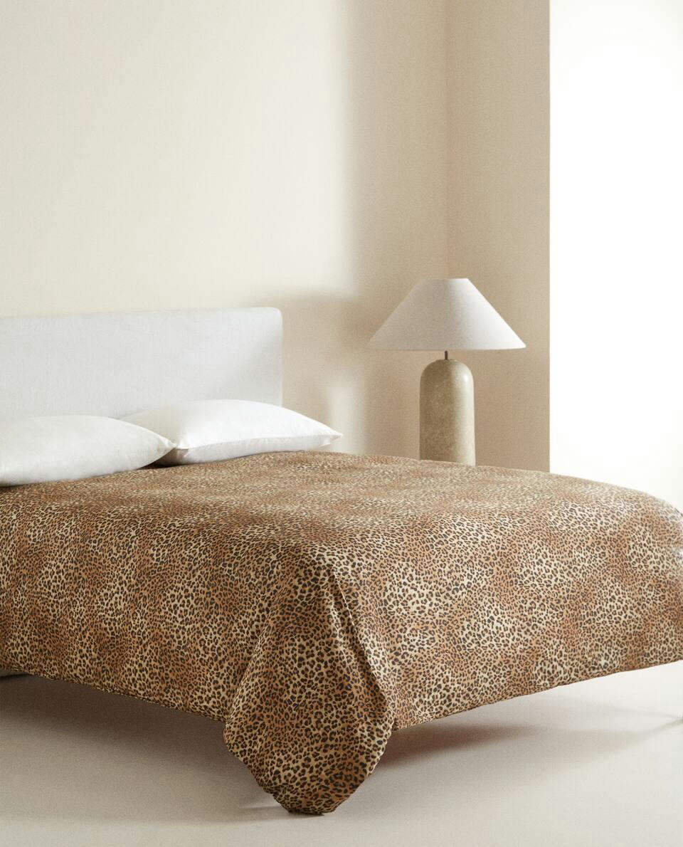 LEOPARD SATEEN DUVET COVER
