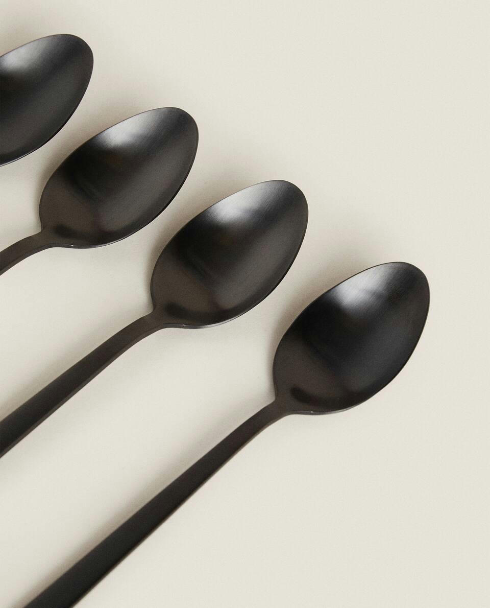 MATTE BLACK CUTLERY SET