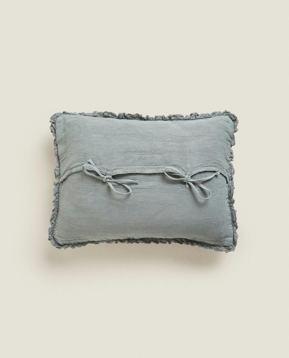 WASHED LINEN CUSHION COVER