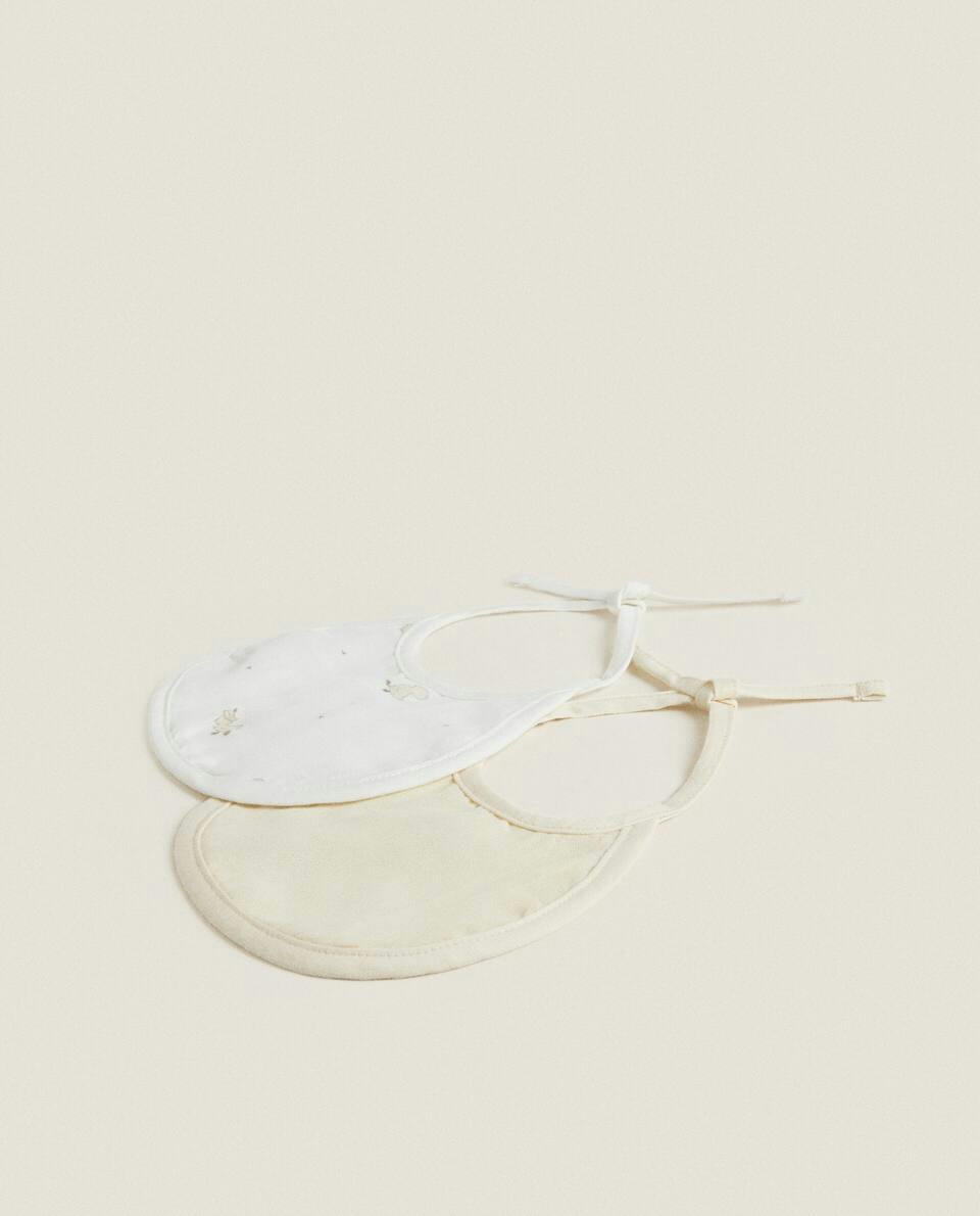 DUCK MUSLIN BIBS (SET OF 2)