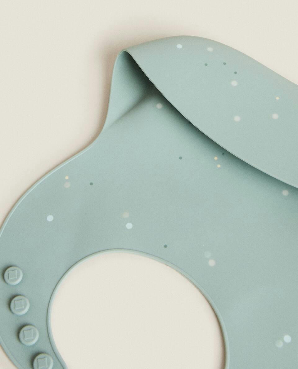 SILICONE POLKA DOT BIB