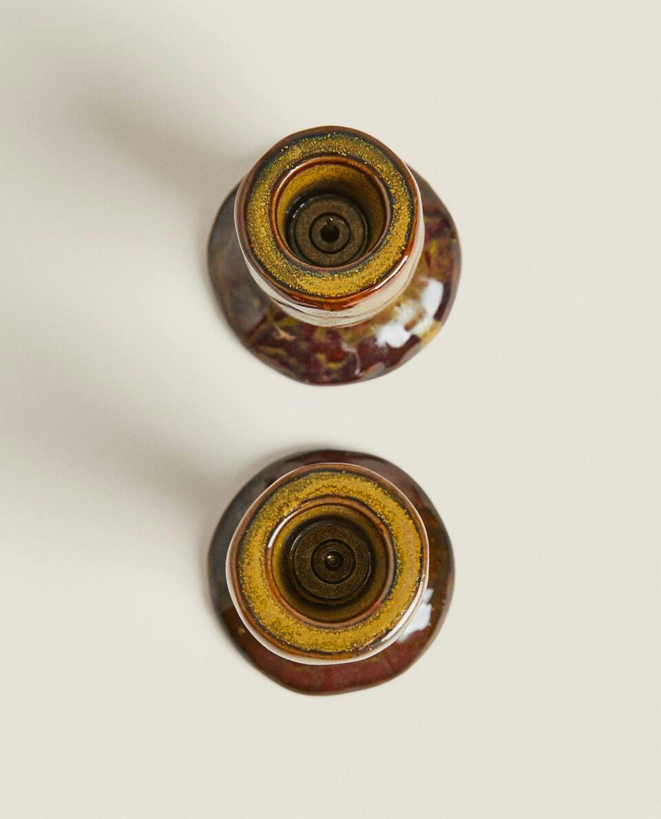 CERAMIC CANDLESTICK HOLDER