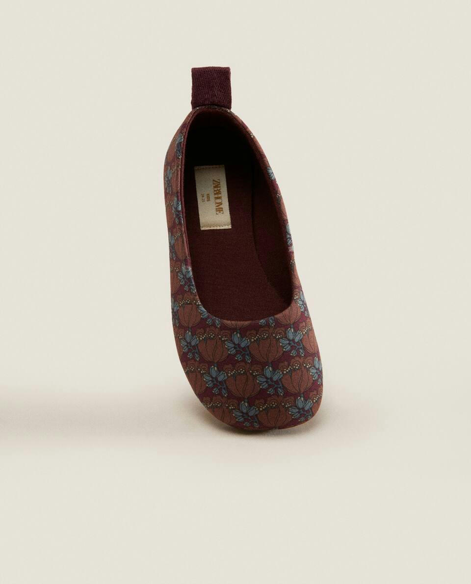 FLORAL BALLET FLATS