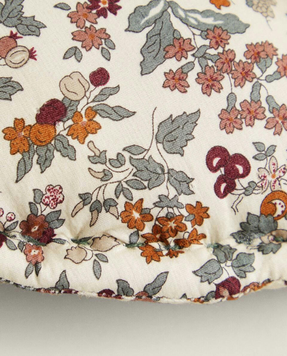 FLORAL PRINT FABRIC CHILDREN’S COT MOBILE