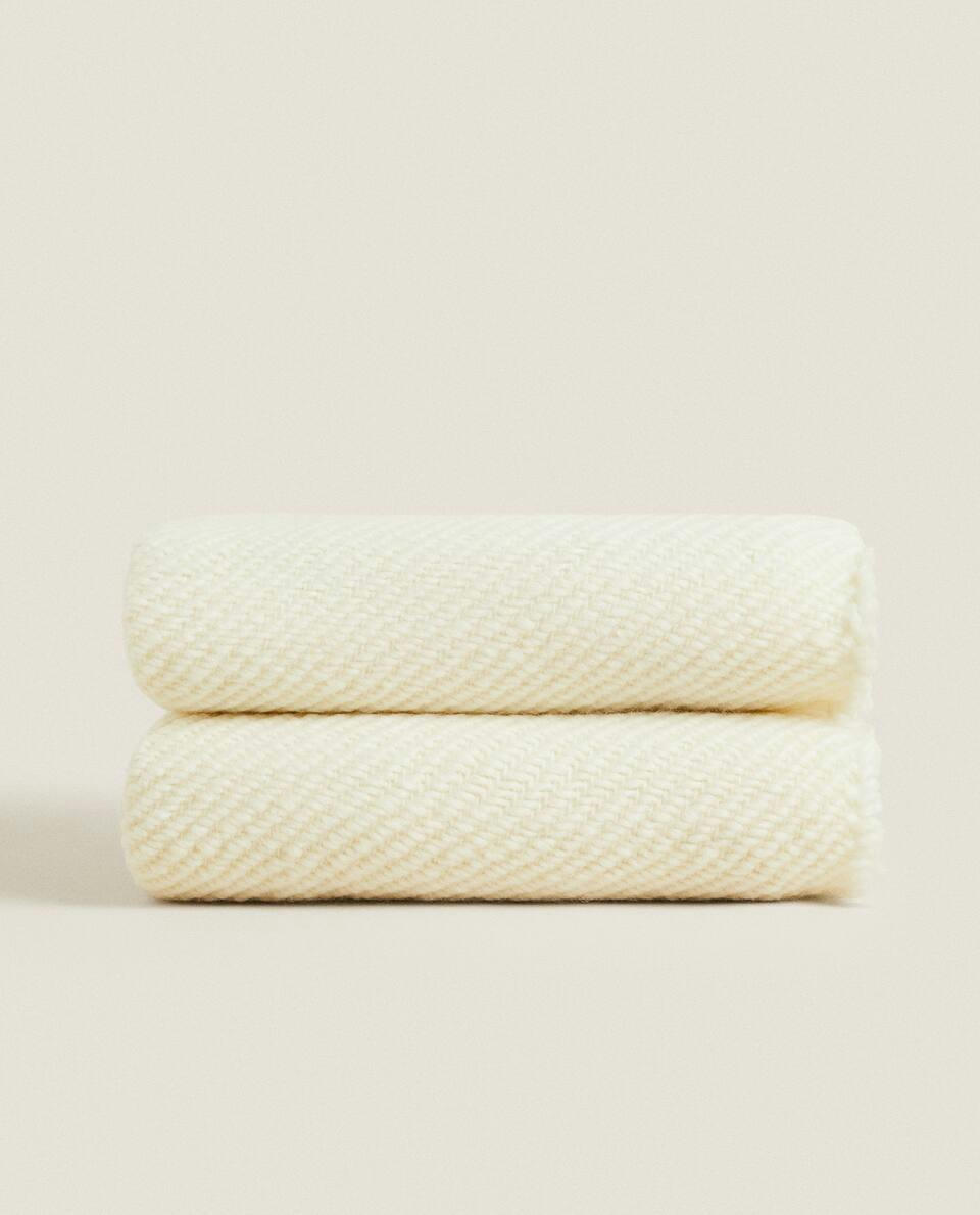 STRIPED WOOL BLANKET