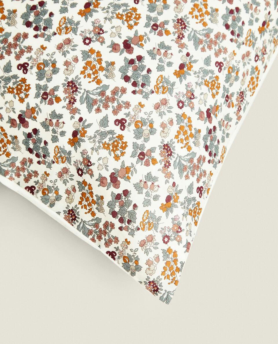 FLORAL PRINT FABRIC CHILDREN’S PILLOWCASE