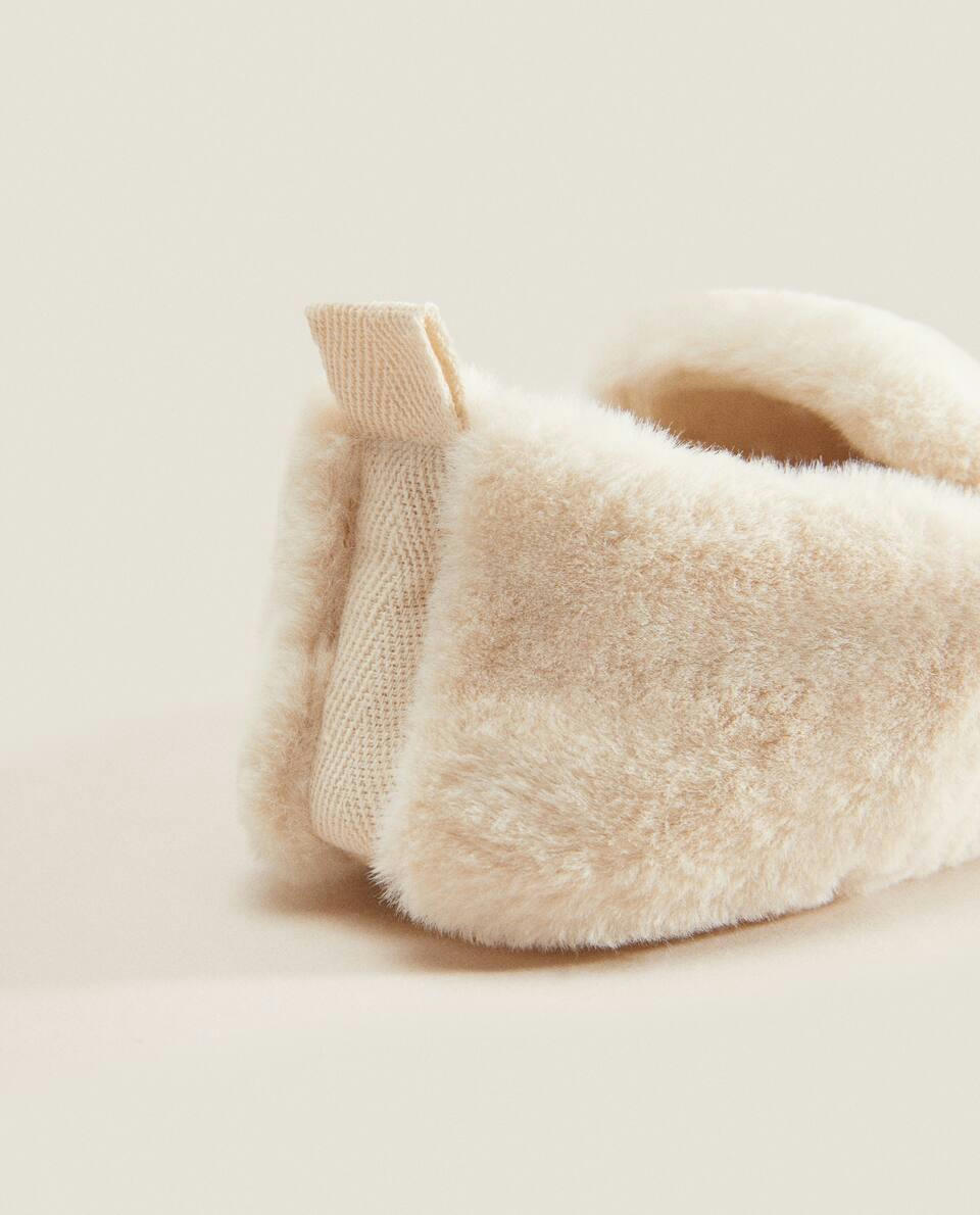 FAUX FUR SLIPPERS