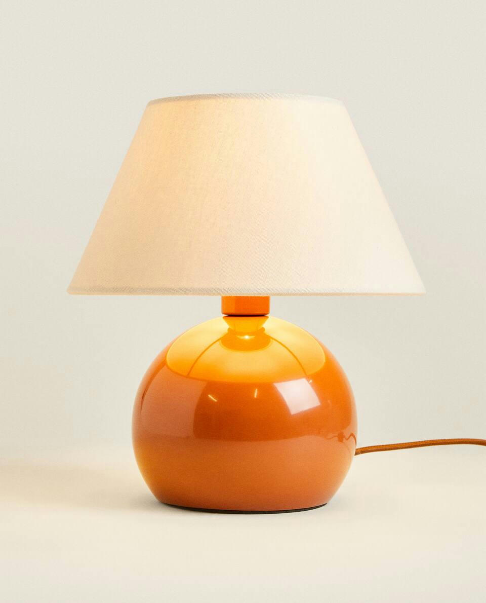 TERRACOTTA COLOURED LAMP