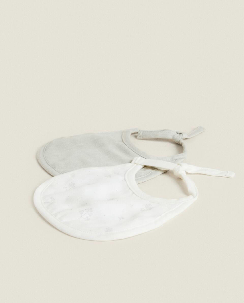 MUSLIN CLOVER BIBS (SET OF 2)