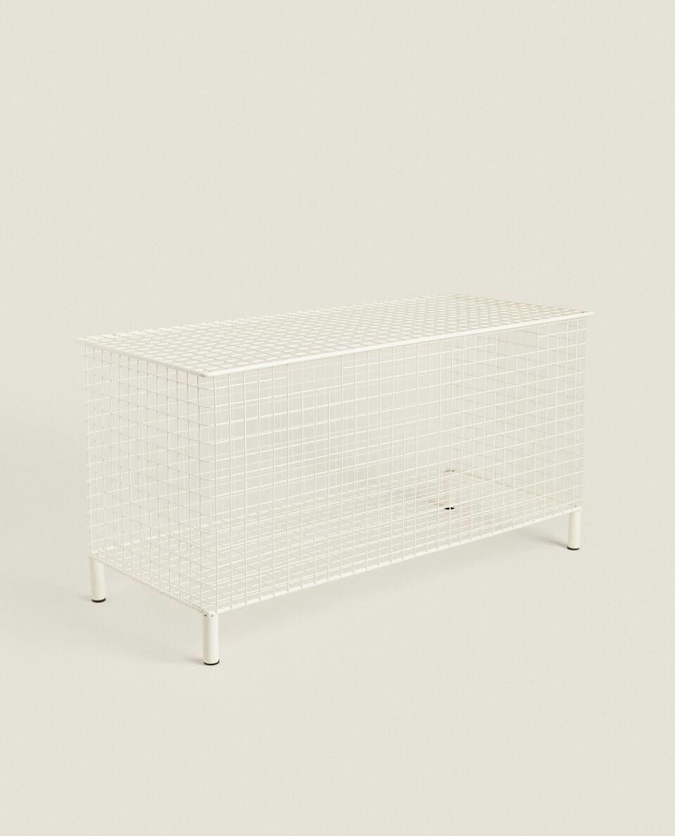 METAL CHEST WITH LID