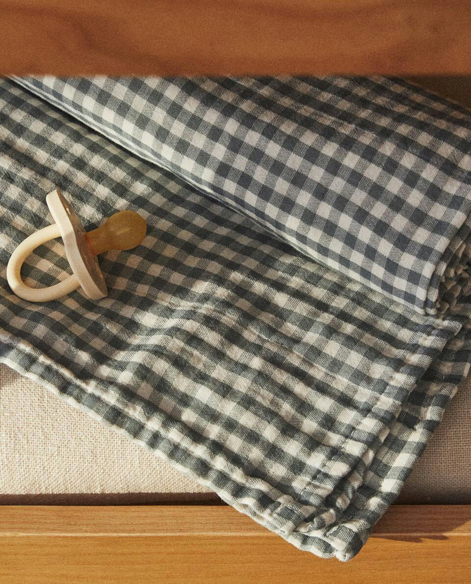 GINGHAM BABY WRAP